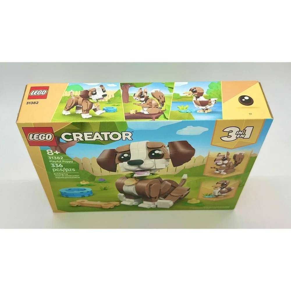 LEGO Creator 3-in-1 Playful Puppy Dog 31382 Factory Sealed New 336 PCS Ages 8+